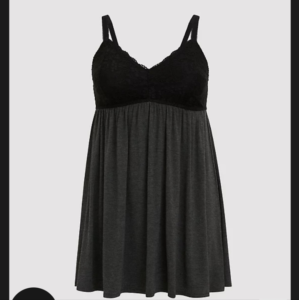 Super Soft Lace Bust Sleep Chemise